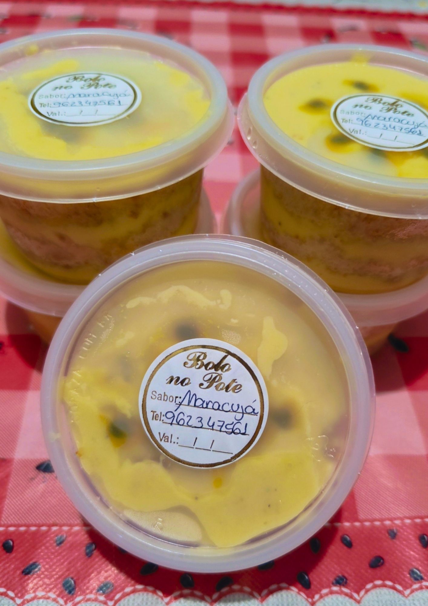 Bolo de Pote de Maracujá